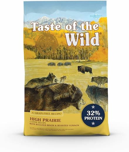 taste of the wild high prairie roasted bison venison dog food